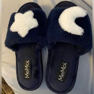 MeMoi Star and Moon Fluffy Sandals
